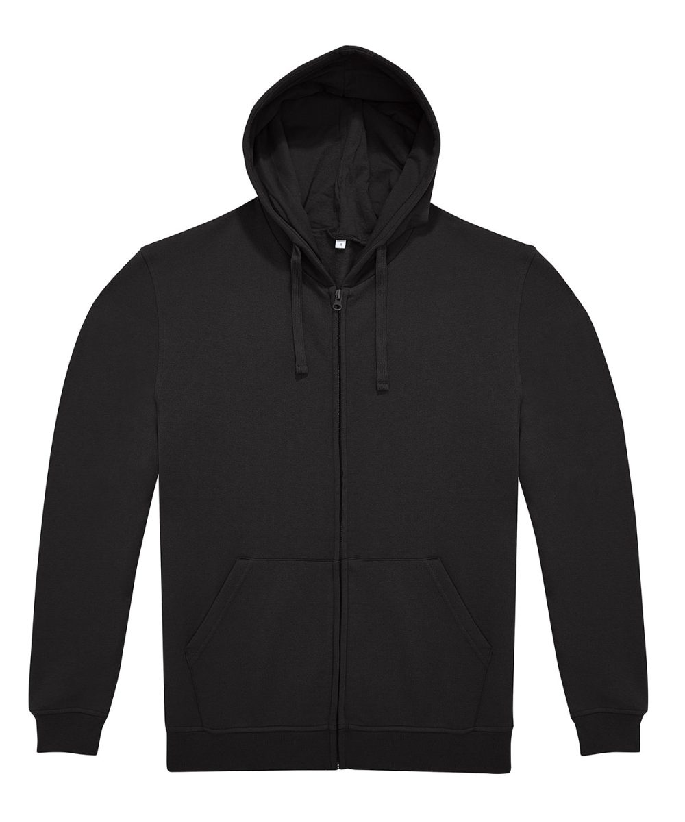 Black* B&C ID.224 zip hoodie