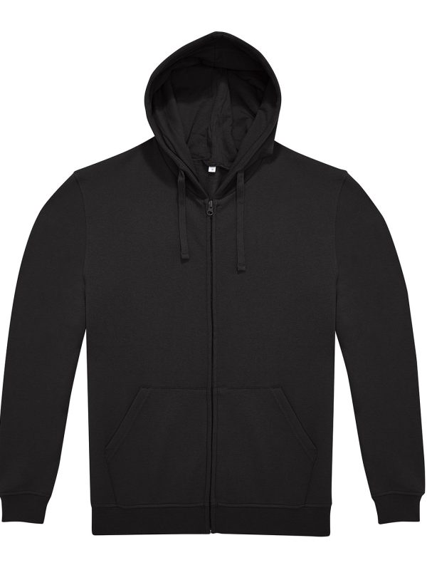 Black* B&C ID.224 zip hoodie