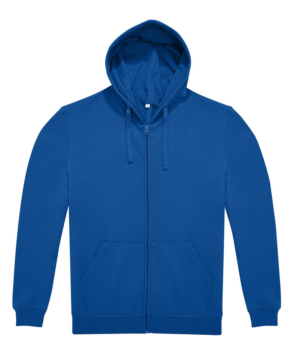 Royal Blue B&C ID.224 zip hoodie