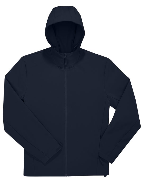 Navy* B&C Reset 3Lr® hooded softshell