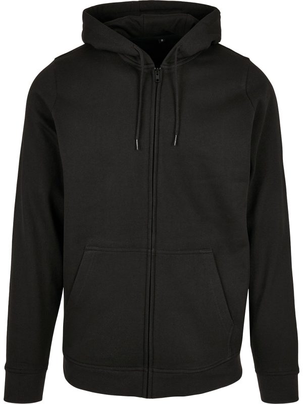 Black Basic zip hoodie