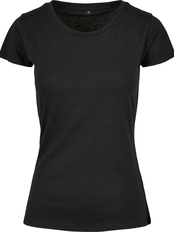 Black Women's basic tee