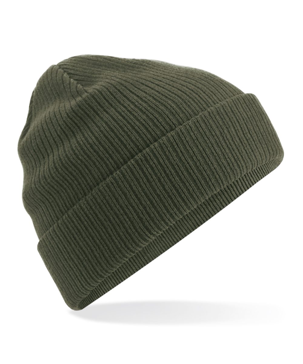 Olive Green Organic cotton beanie