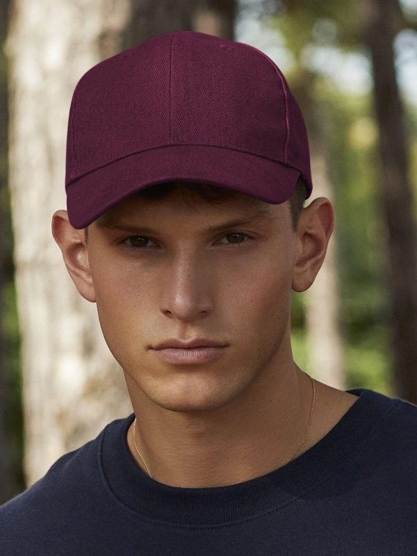 Pro-style heavy brushed cotton cap