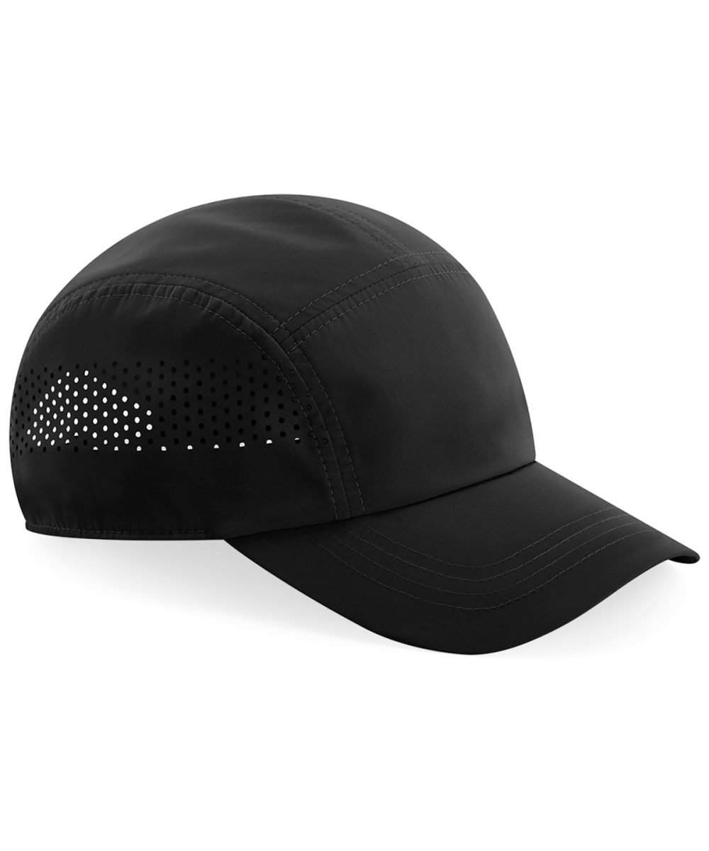 Black Technical running cap