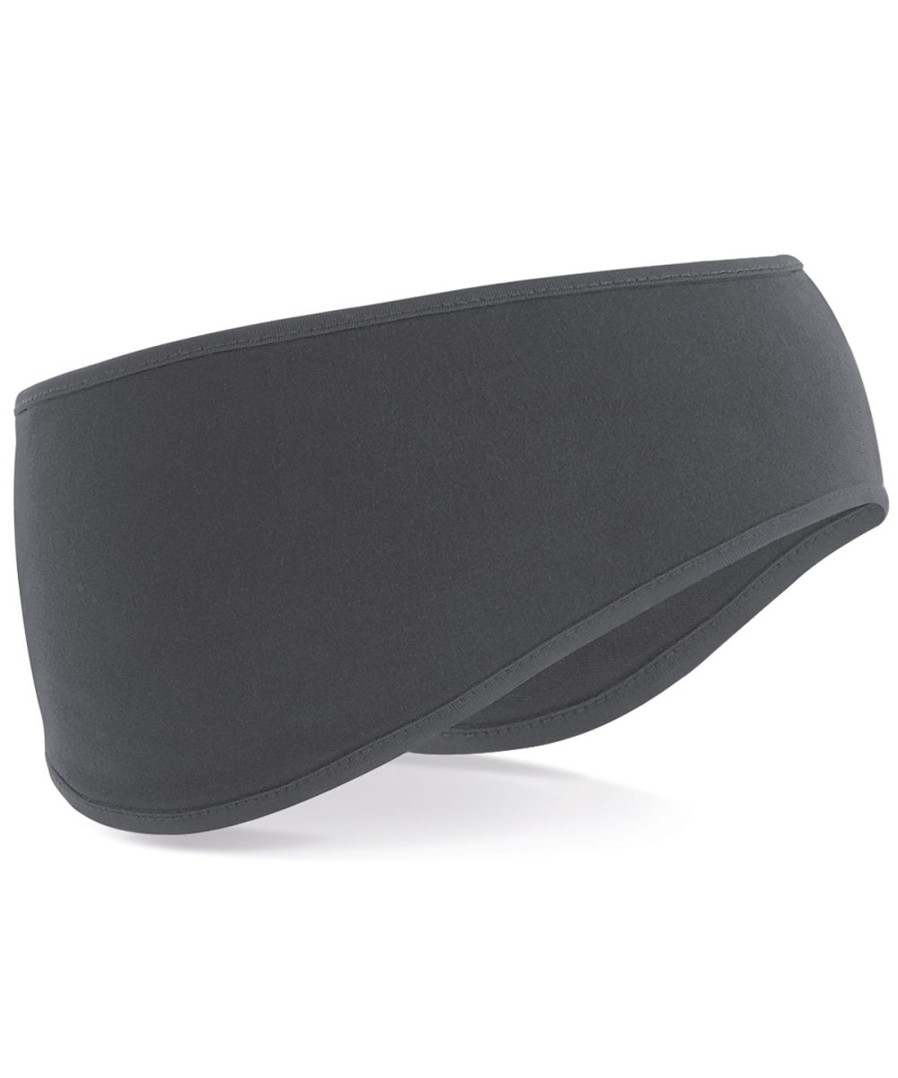 Graphite Grey Softshell sports tech headband