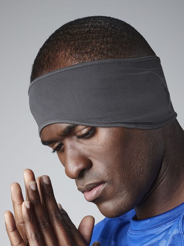 Softshell sports tech headband