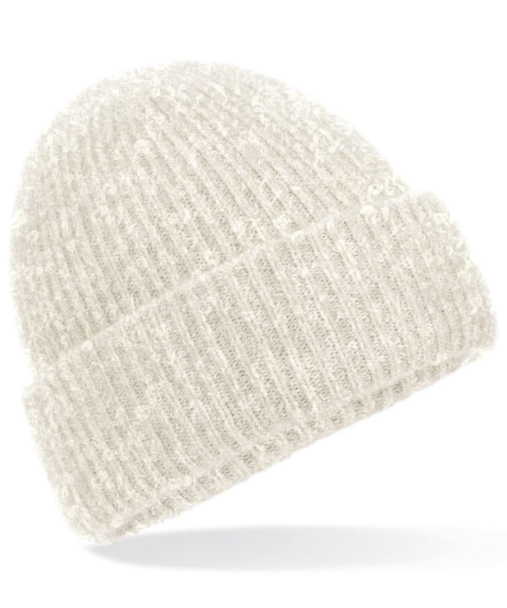 Almond Marl Cosy ribbed beanie