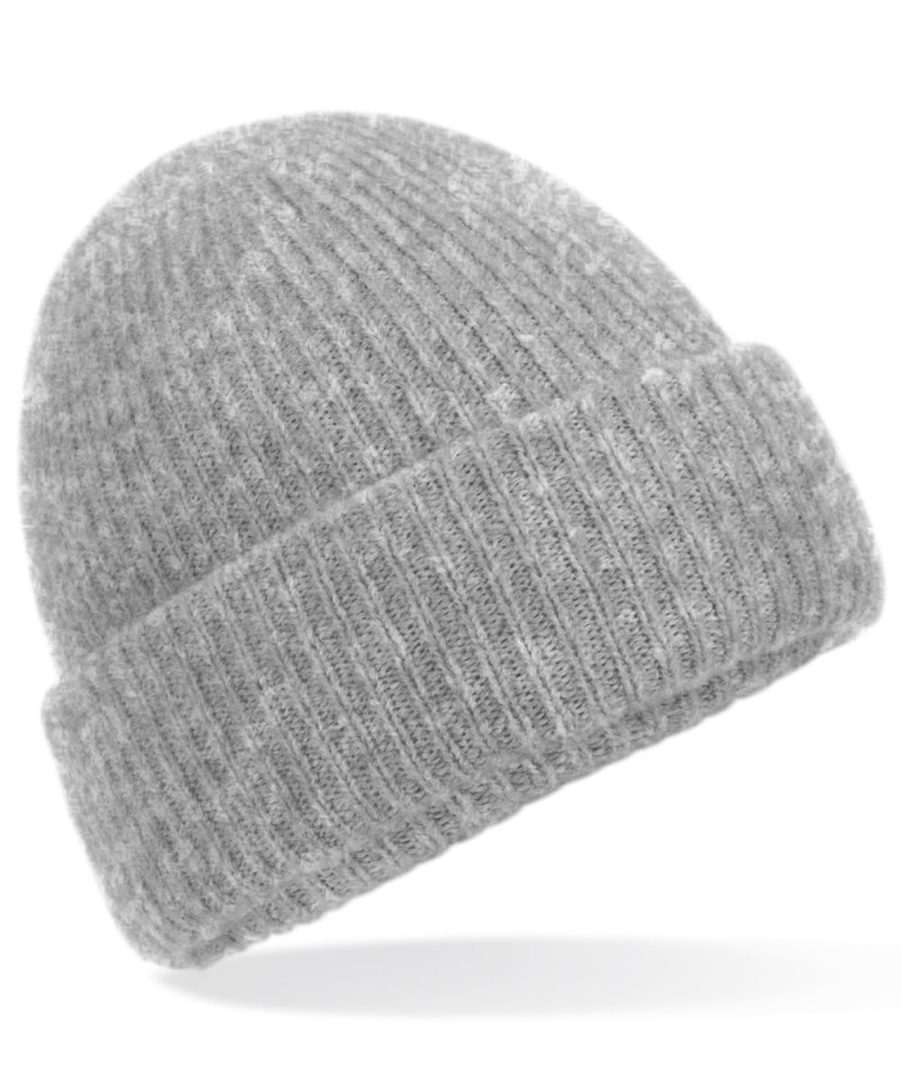 Grey Marl Cosy ribbed beanie