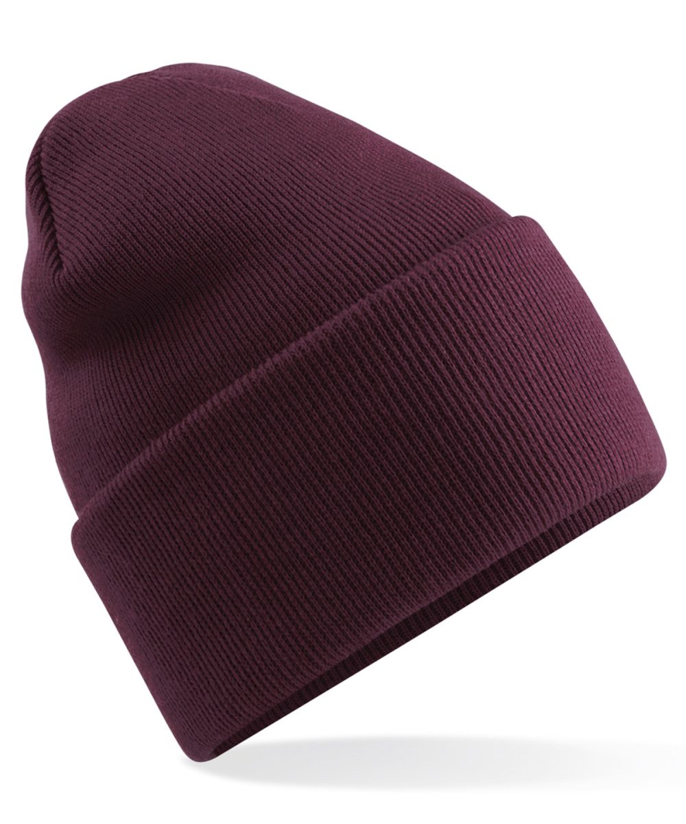 Burgundy Original deep-cuffed beanie