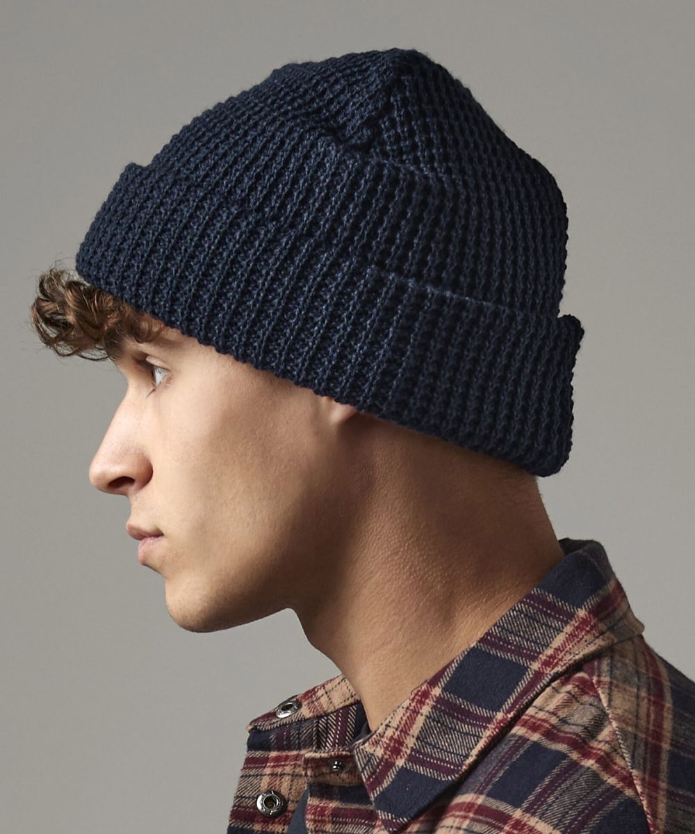 Classic waffle knit beanie