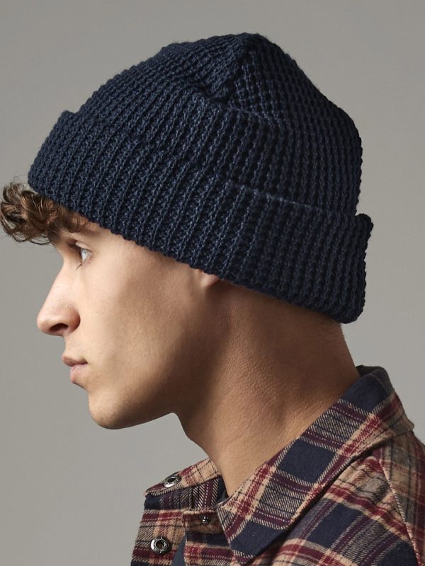 Classic waffle knit beanie