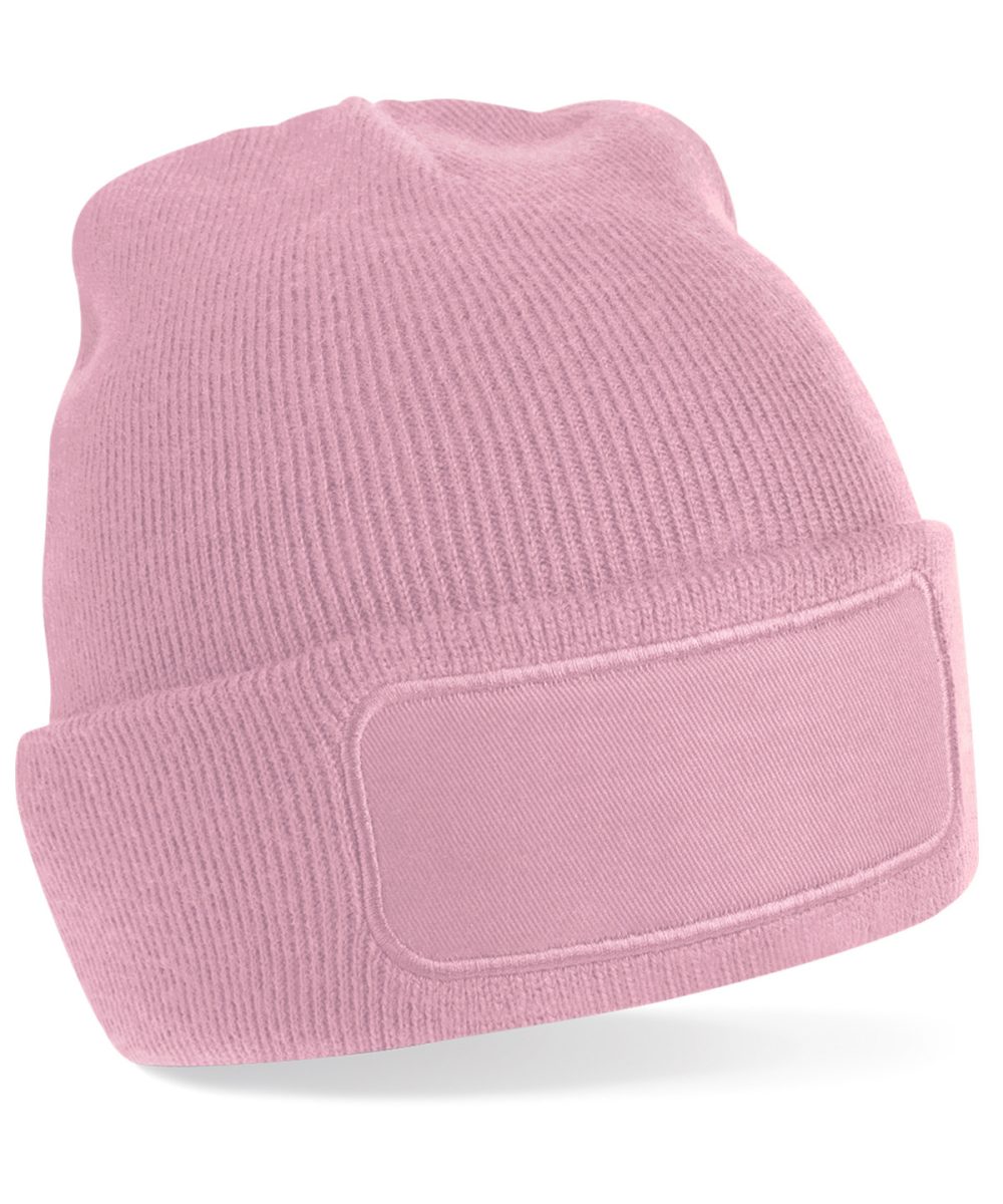 Dusky Pink Original patch beanie