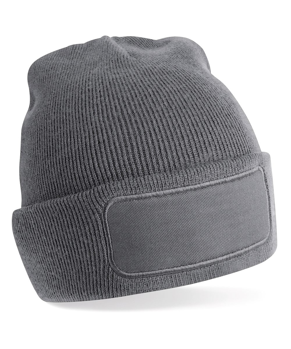 Graphite Grey Original patch beanie