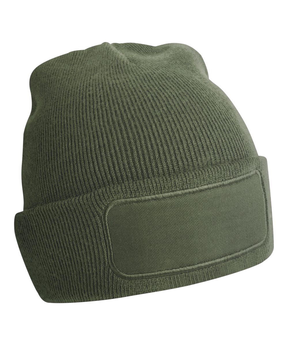 Olive Green Original patch beanie