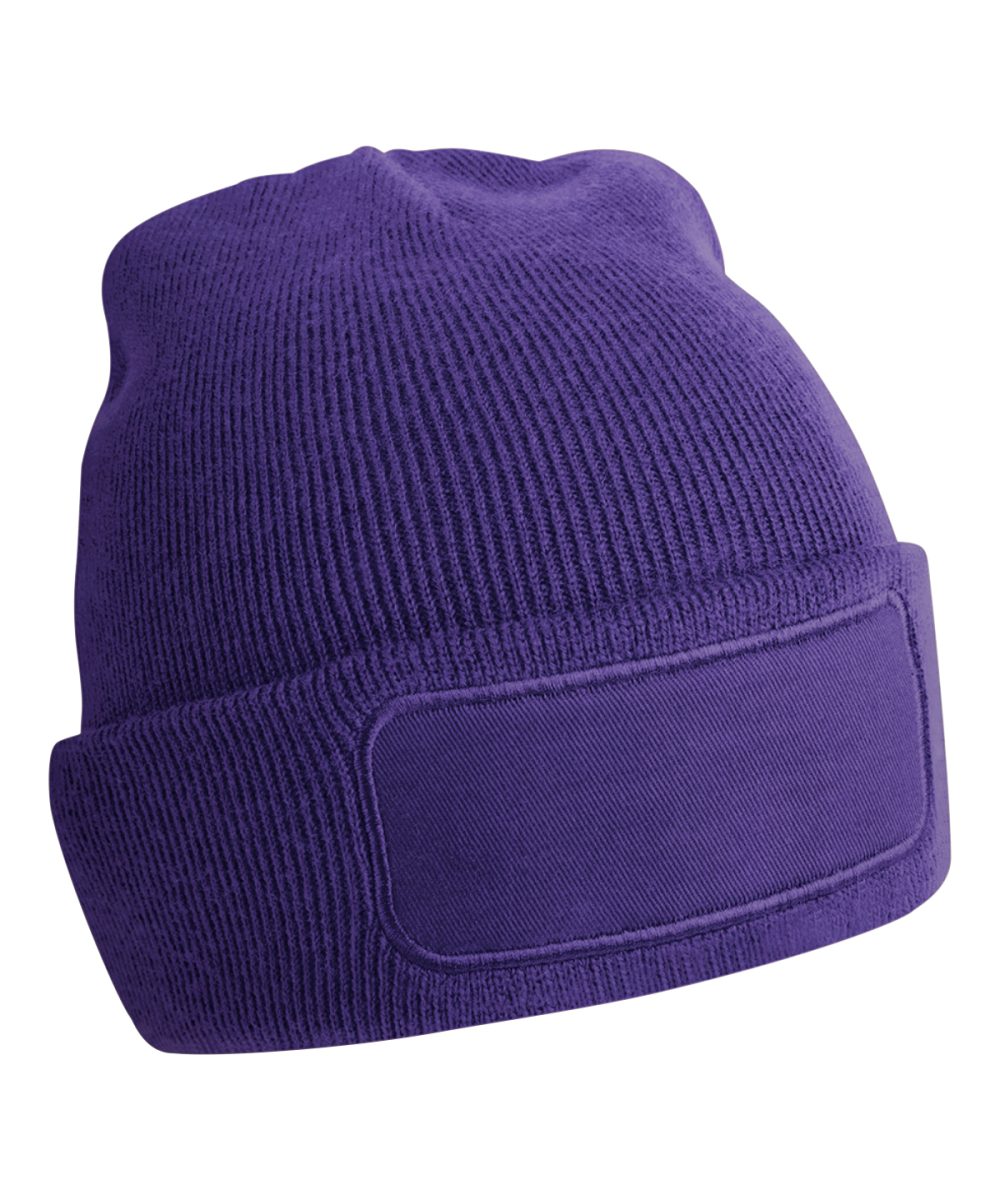 Purple Original patch beanie