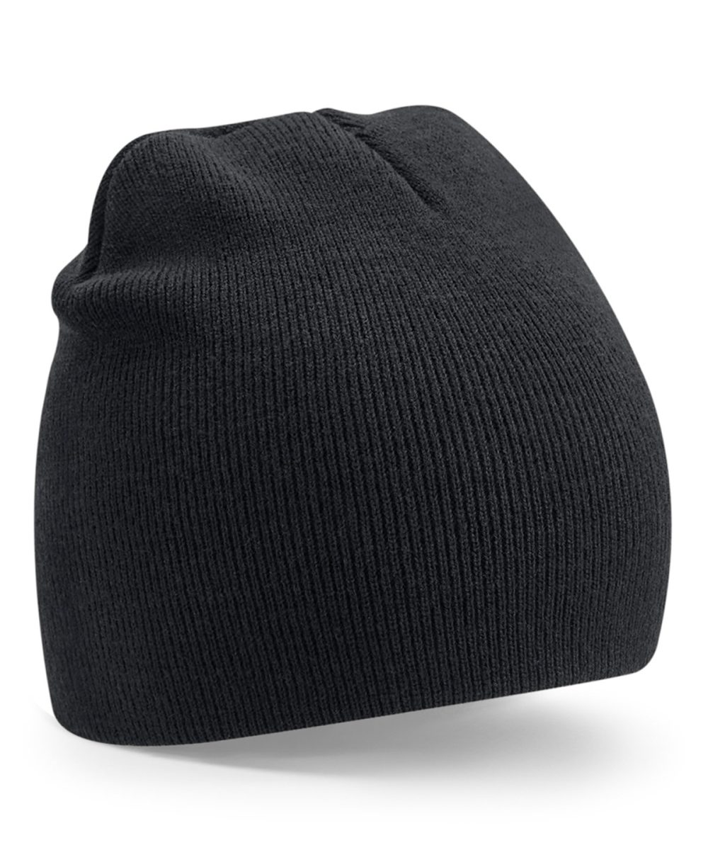 Black Recycled original pull-on beanie