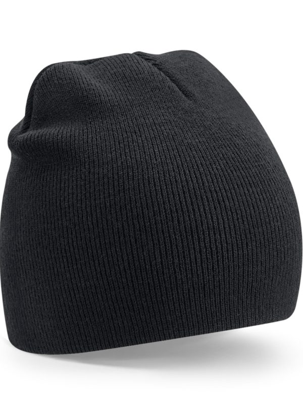 Black Recycled original pull-on beanie