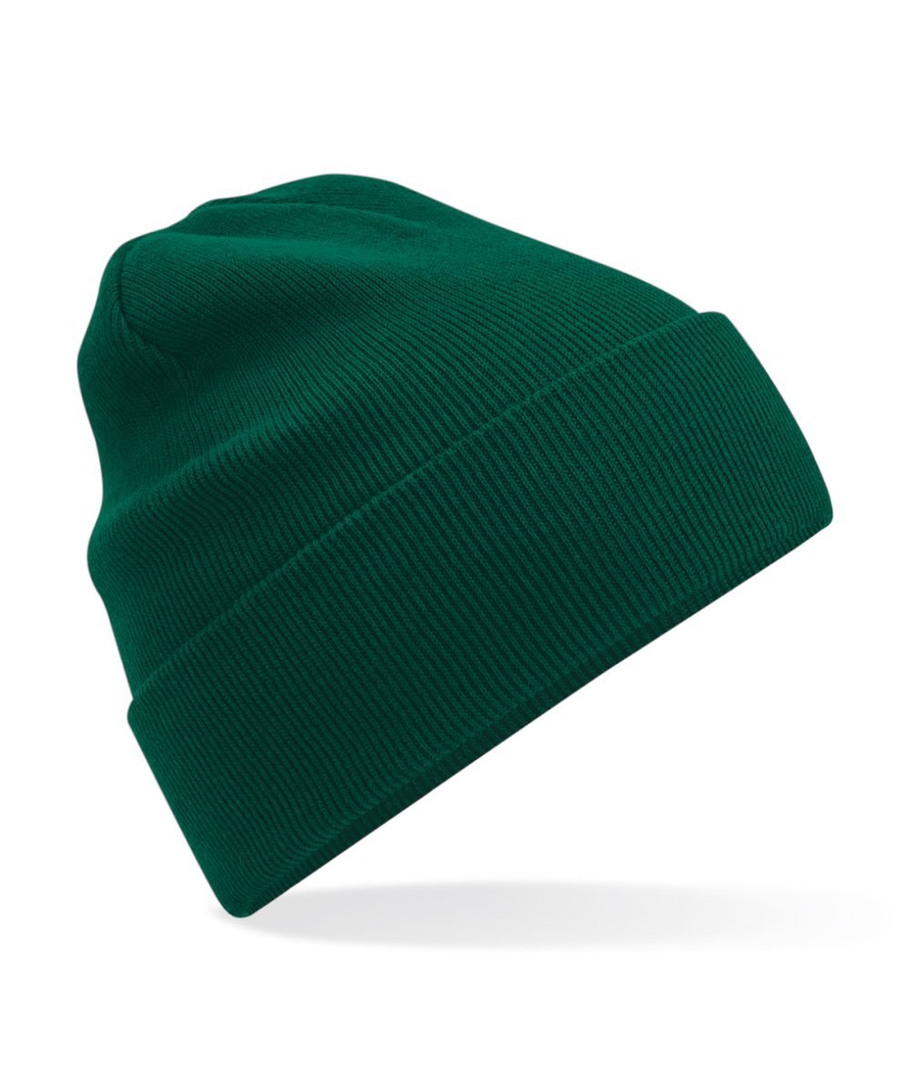 Bottle Green Organic cotton original cuffed beanie