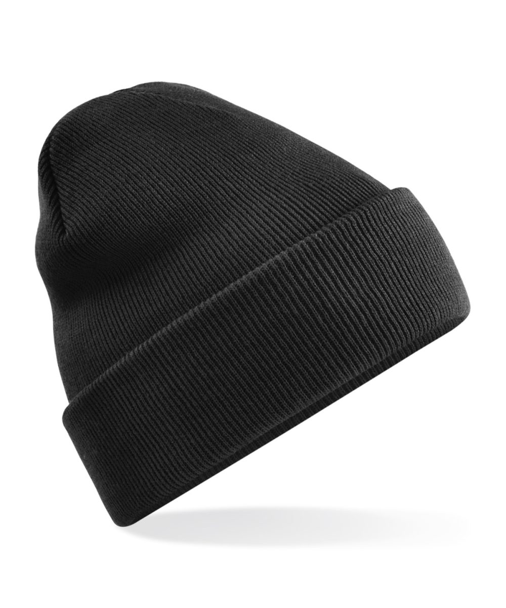 Black Recycled original cuffed beanie