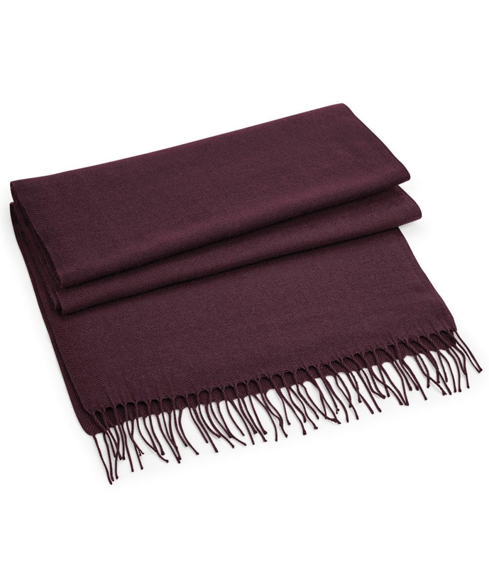 Burgundy Classic woven scarf