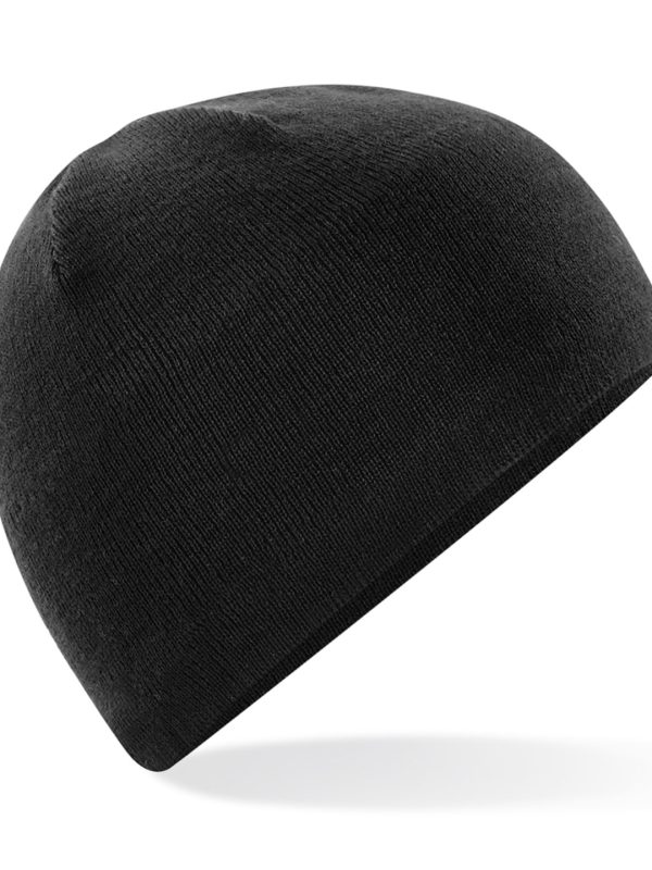 Black Water-repellent active beanie