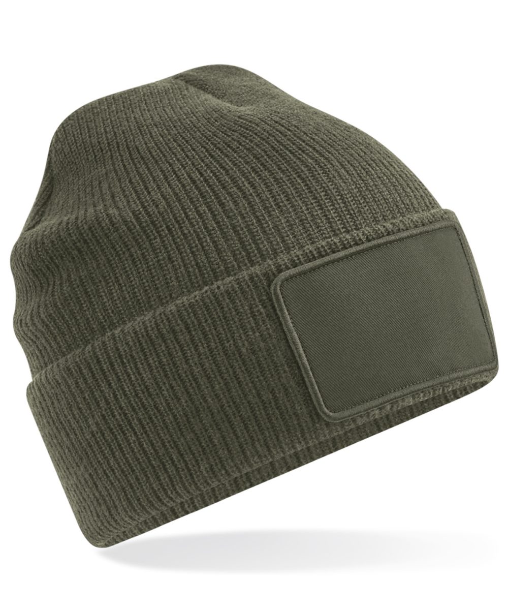 Military Green Removable patch Thinsulate™ beanie