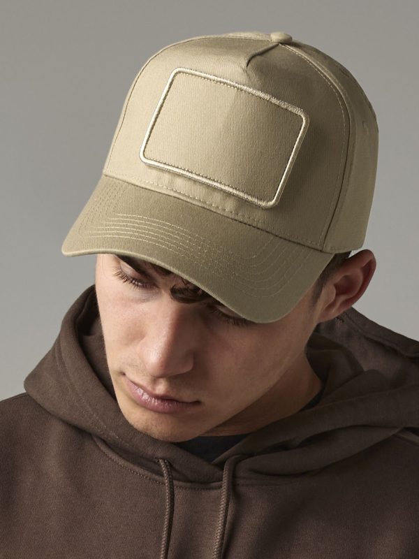 Removable patch 5-panel cap