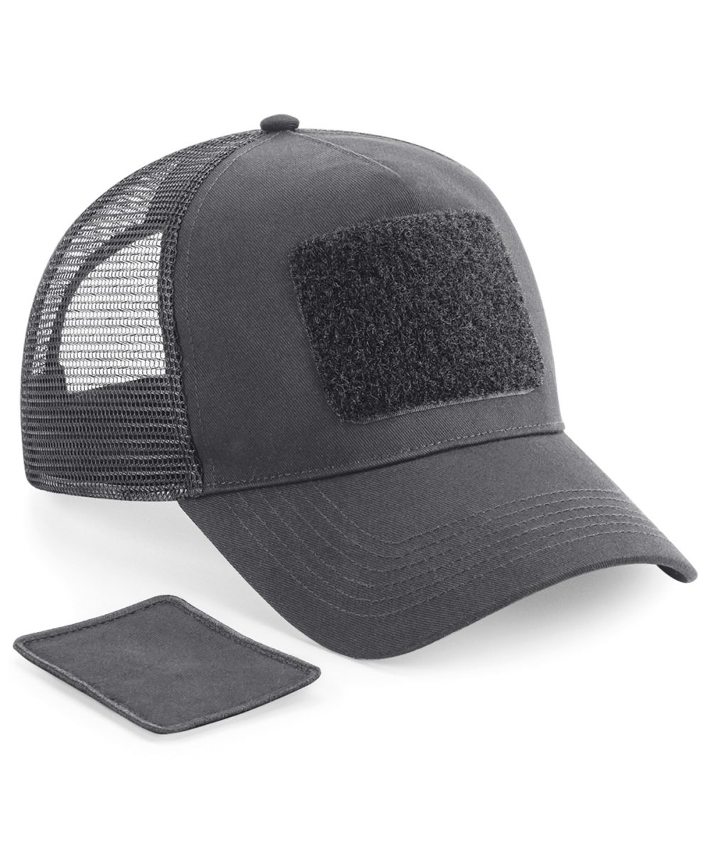 Graphite Grey Patch snapback trucker