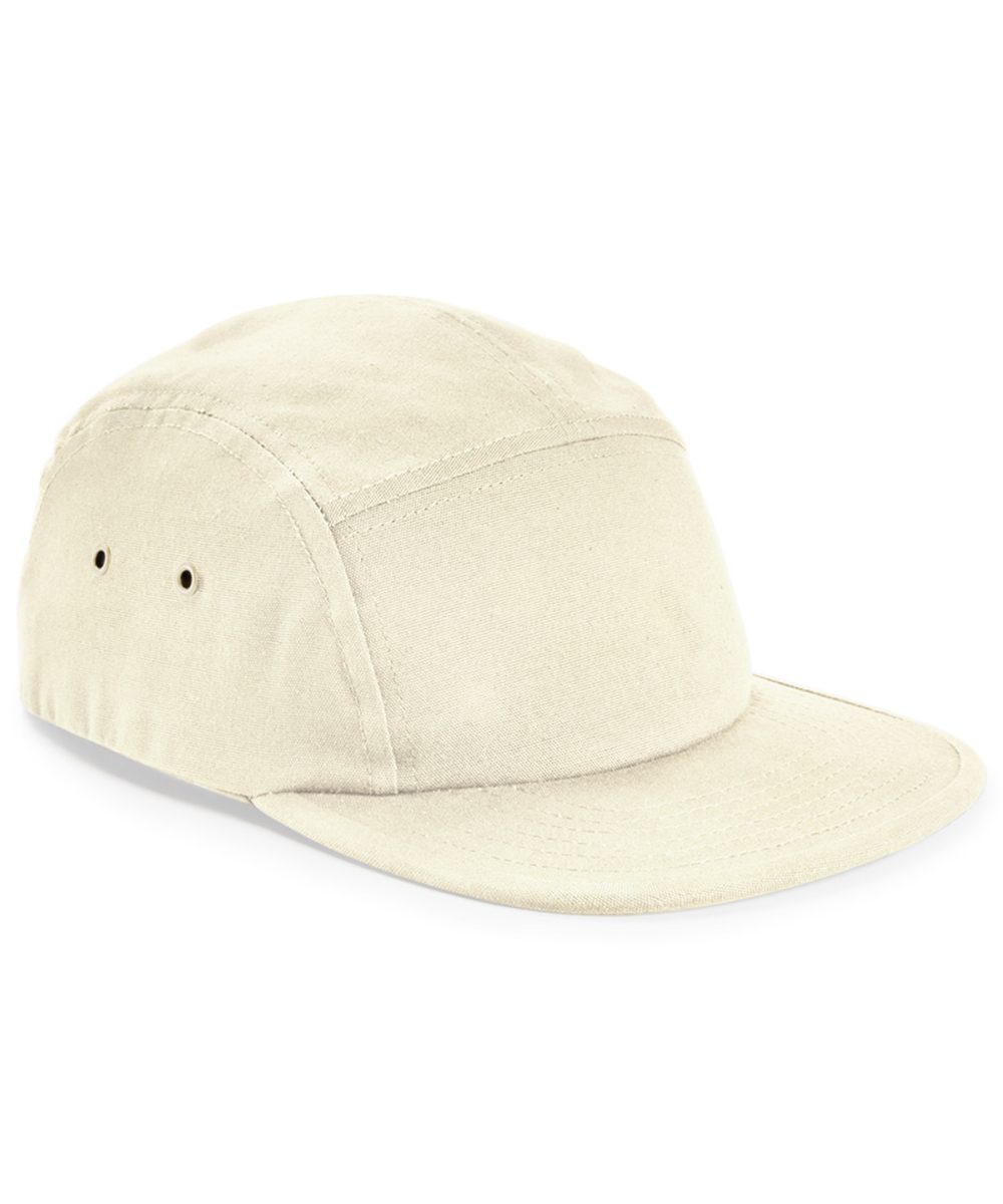 Natural Canvas 5-panel camper cap