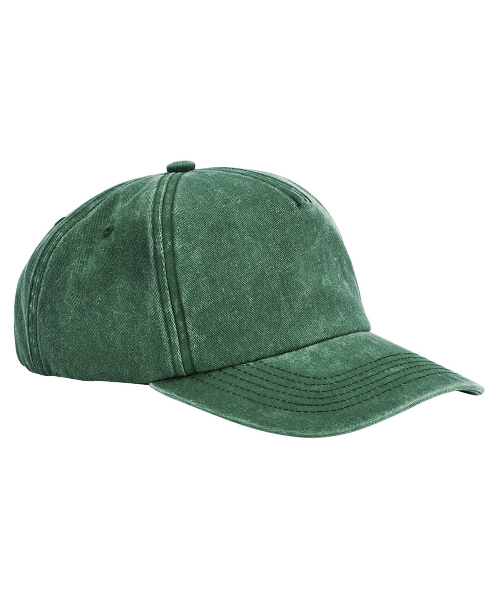 Vintage Bottle Green Relaxed 5-panel vintage cap