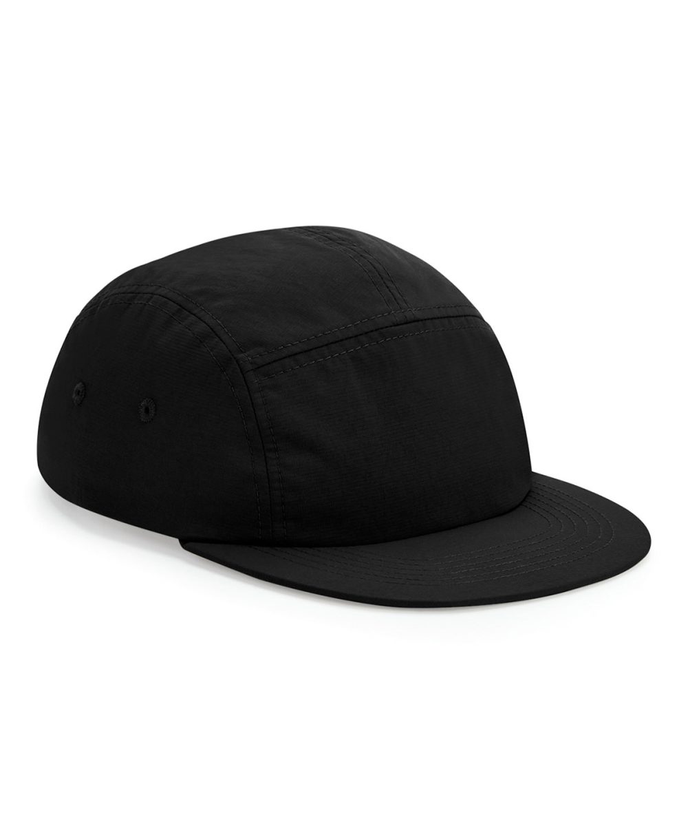 Black Outdoor 5-panel camper cap