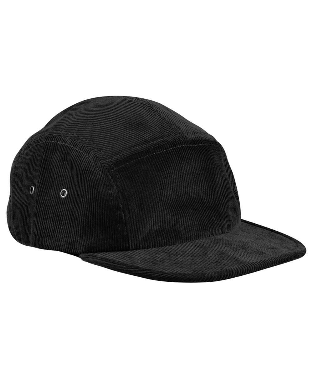 Black EarthAware® organic cord camper cap