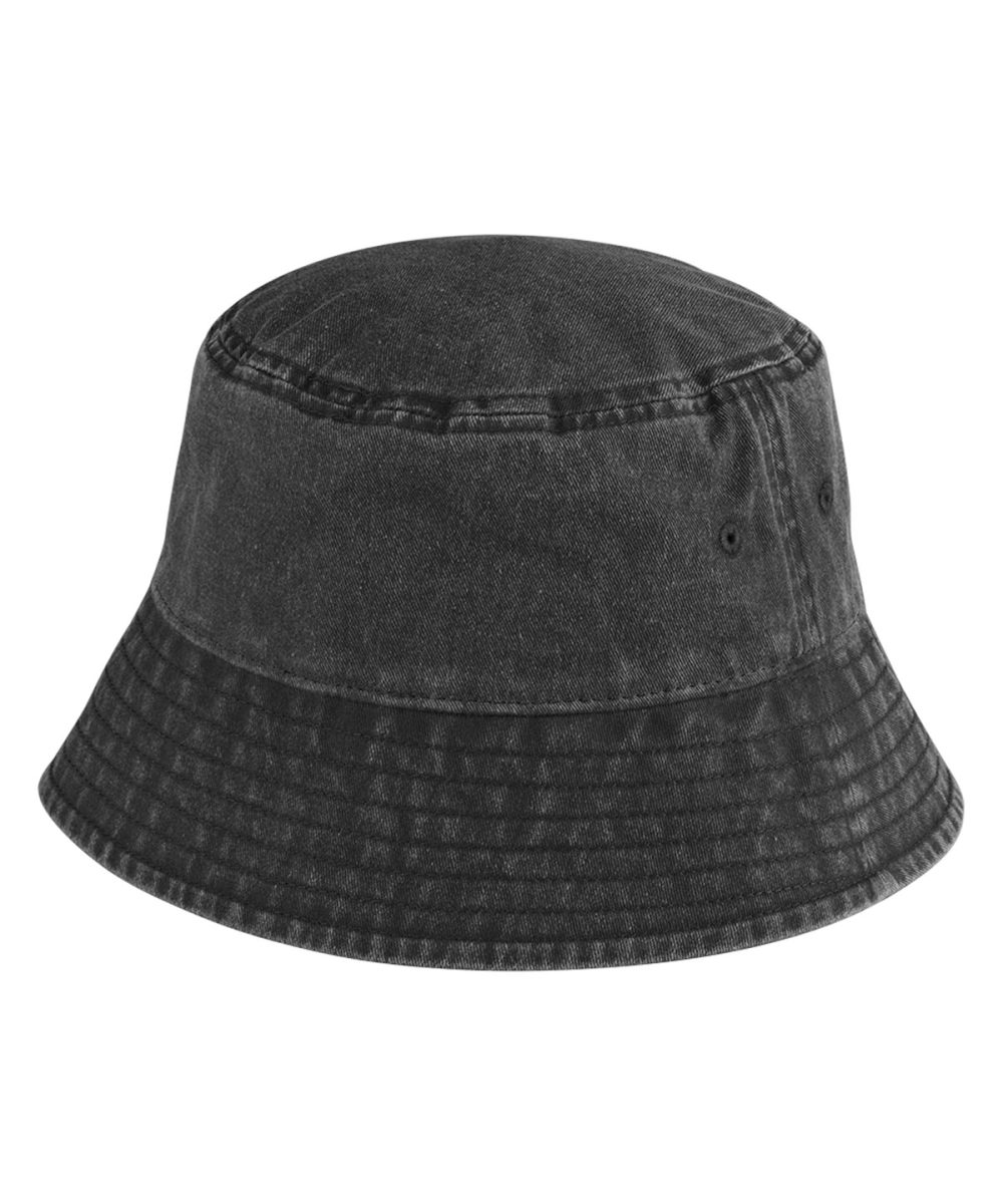 Vintage Black Vintage bucket hat