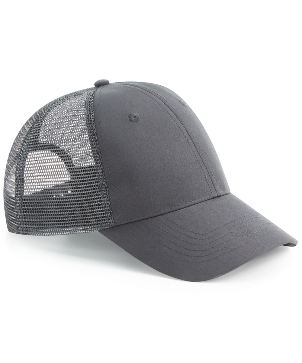 Graphite Grey Recycled urbanwear 6-panel snapback trucker