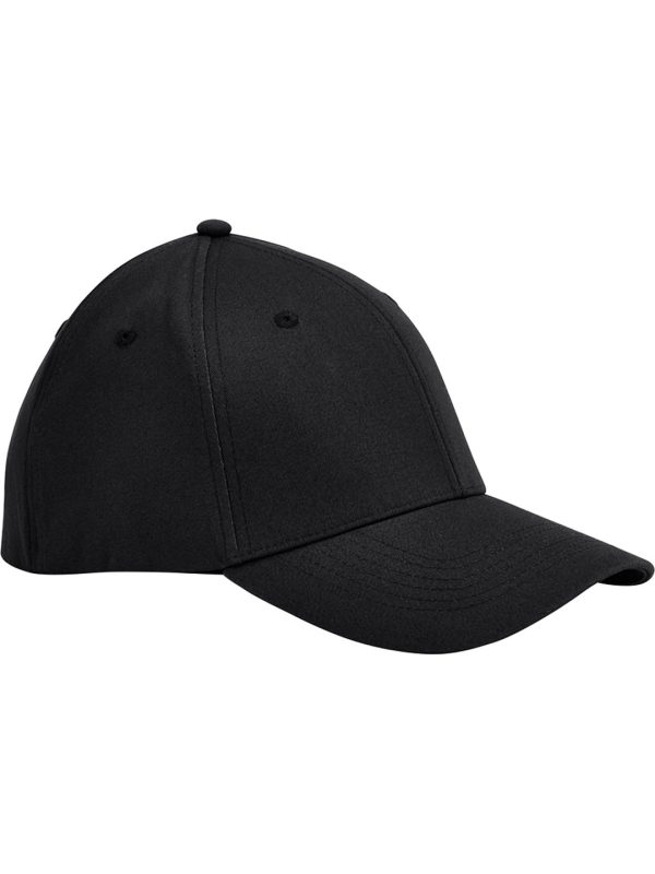 Black EarthAware® organic cotton stretch-fit cap