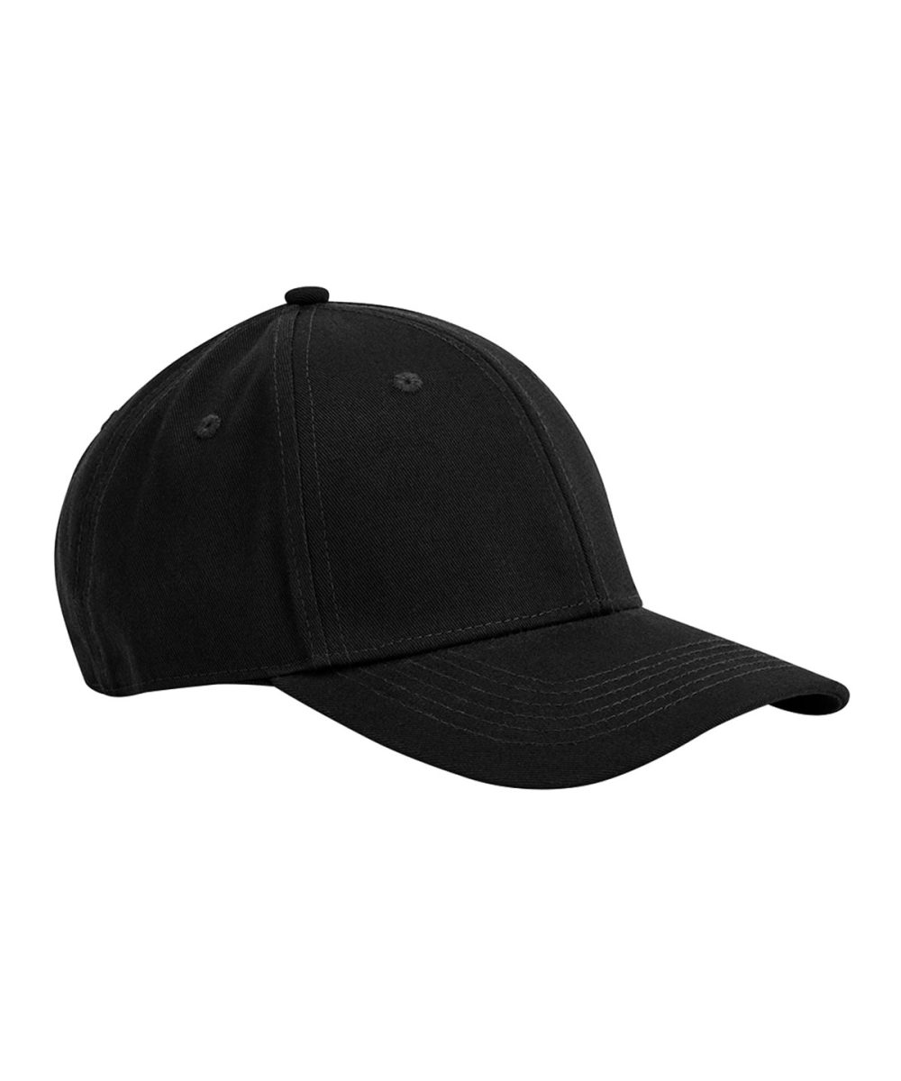 Black EarthAware® classic organic cotton 6-panel cap