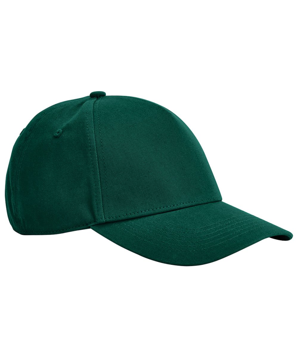 Bottle Green EarthAware® classic organic cotton 5-panel cap