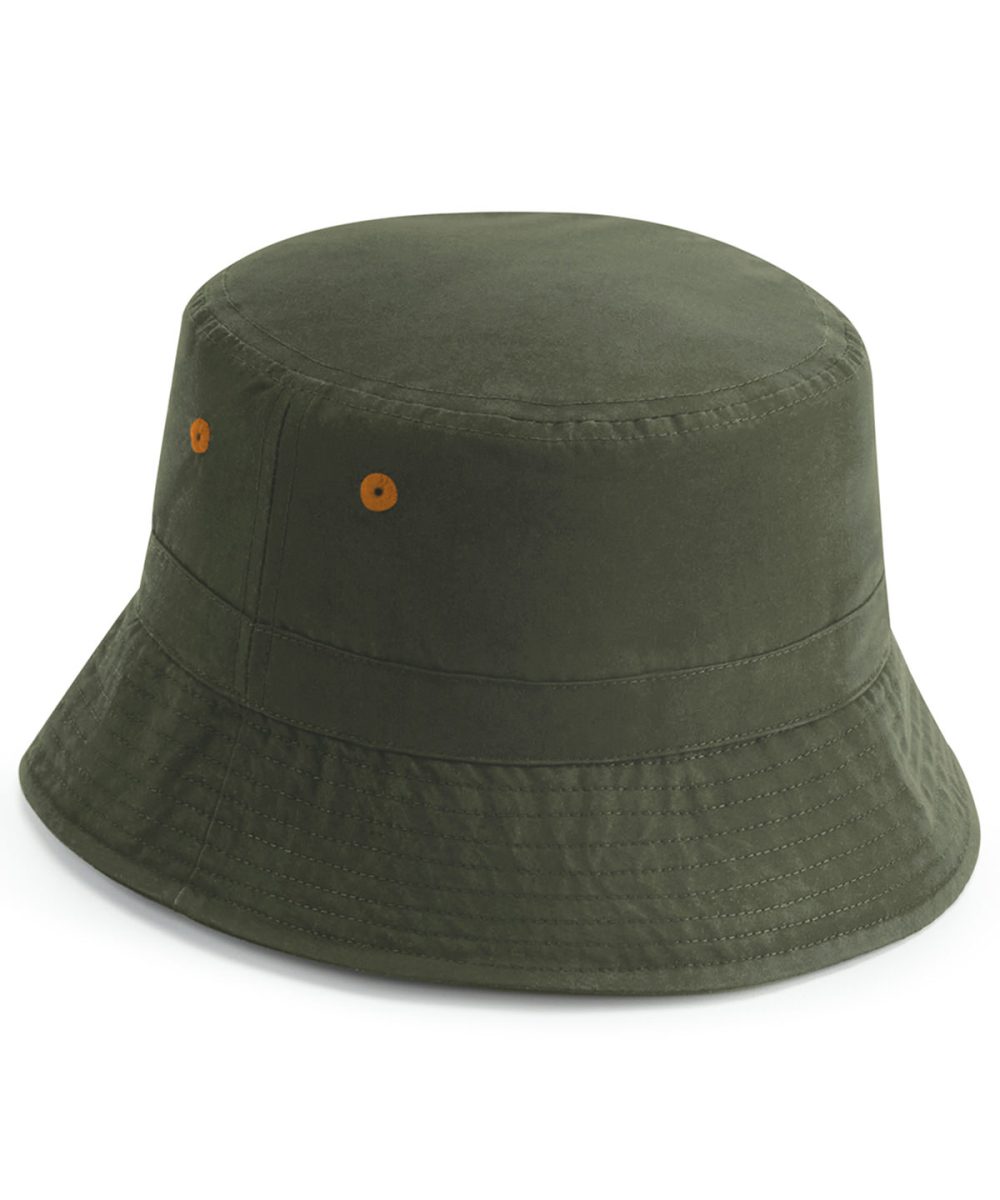 Olive Green Recycled polyester bucket hat