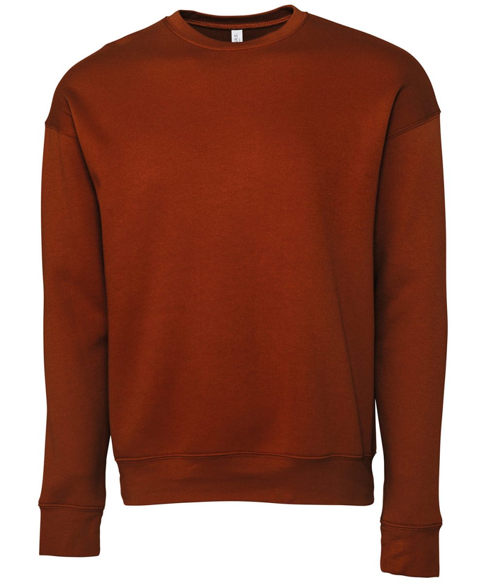 Brick Unisex drop shoulder fleece