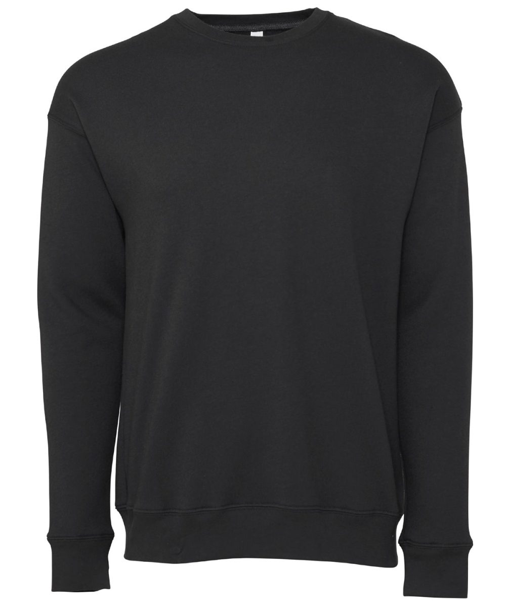 DTG Dark Grey Unisex drop shoulder fleece