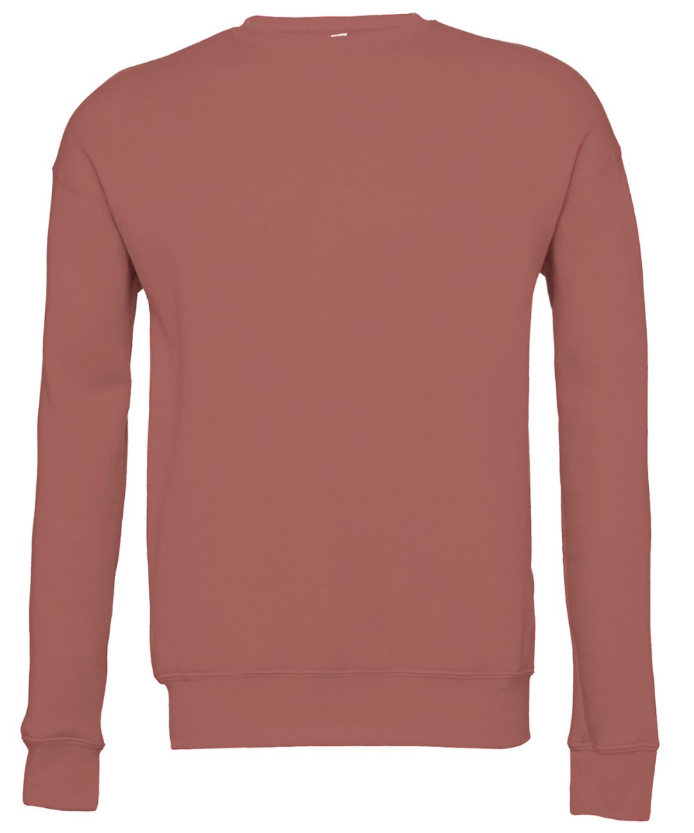 Mauve Unisex drop shoulder fleece