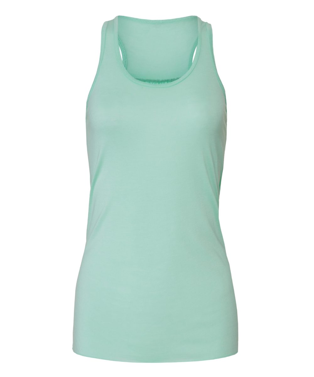 Mint Flowy racerback tank top