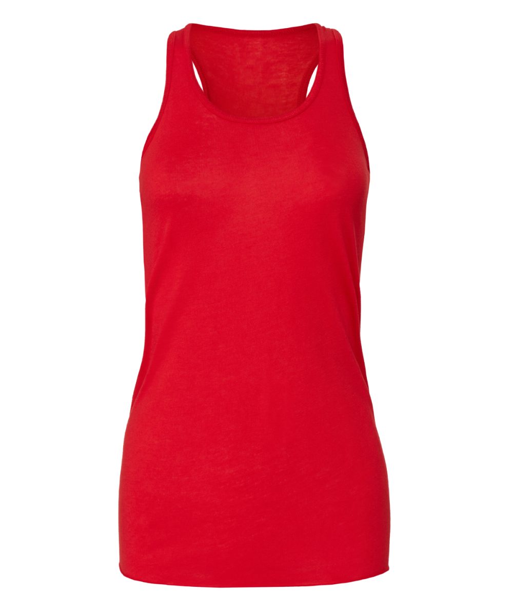 Red Flowy racerback tank top