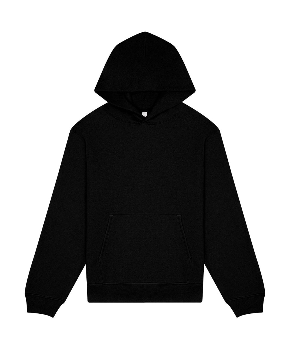 Black Unisex heavy pullover hoodie