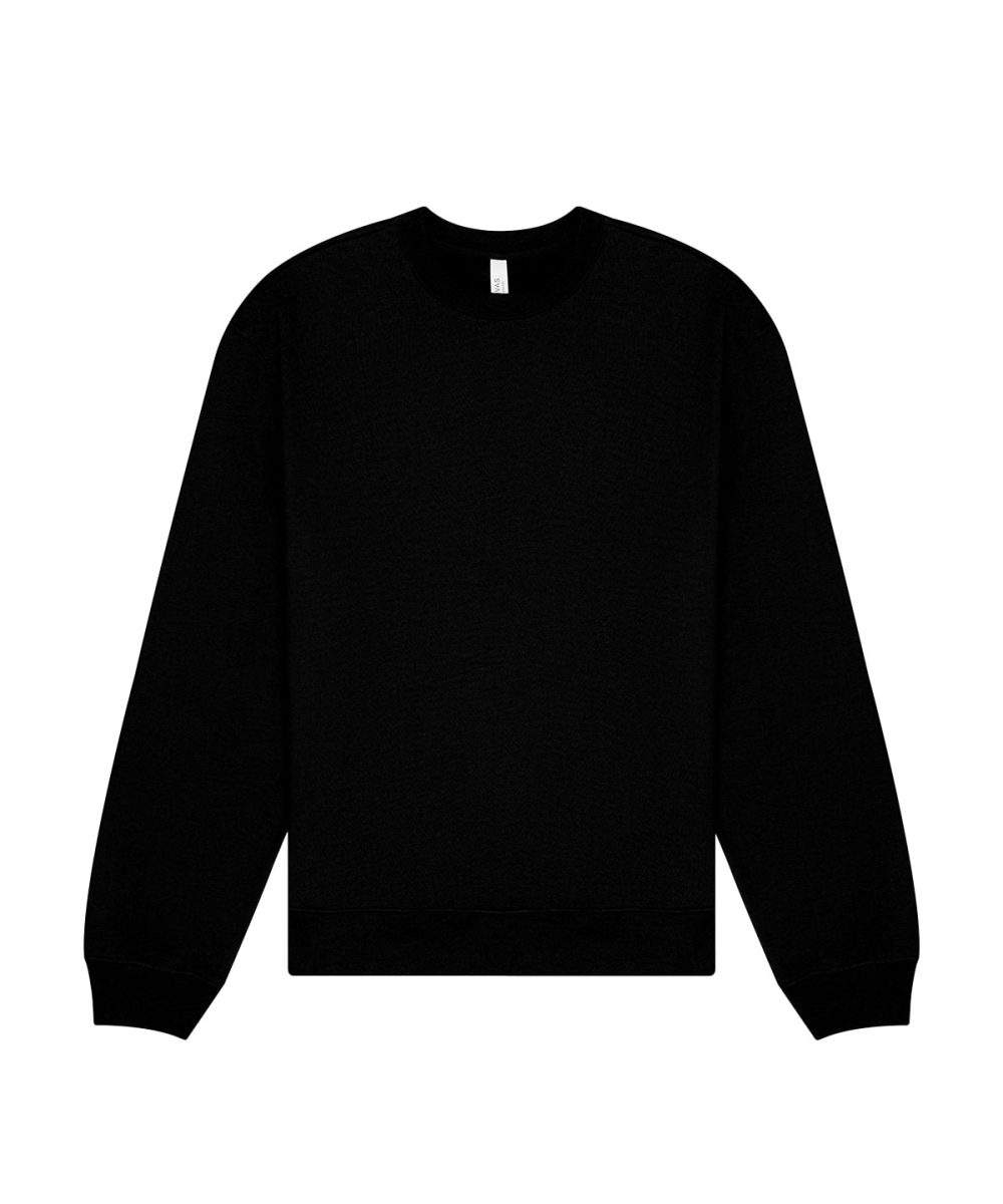 Black Unisex crew neck heavy sweatshirt