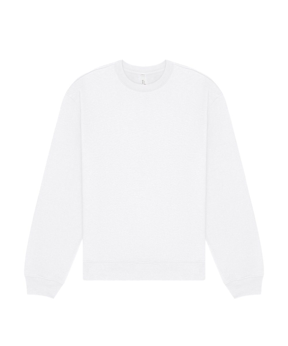 White Unisex crew neck heavy sweatshirt