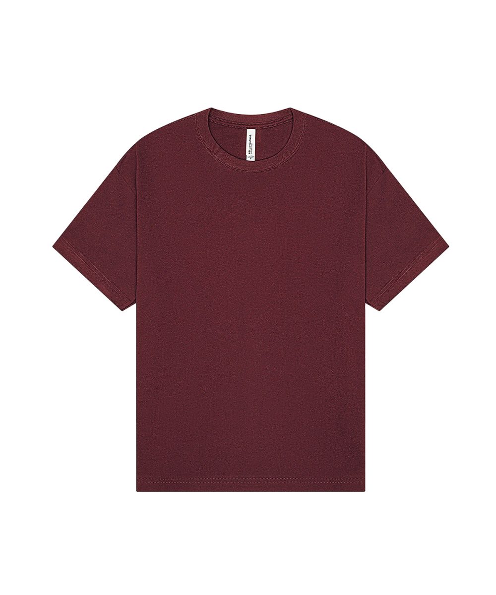 Maroon Unisex heavy boxy tee