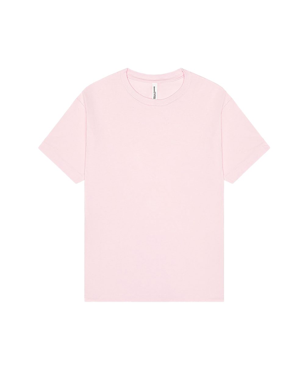 Soft Pink Unisex heavy boxy tee