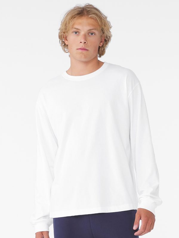 Unisex heavy boxy long sleeve tee